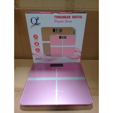 Timbangan badan digital uk 28x28cm/ akurat / body scale karakter kartun 117