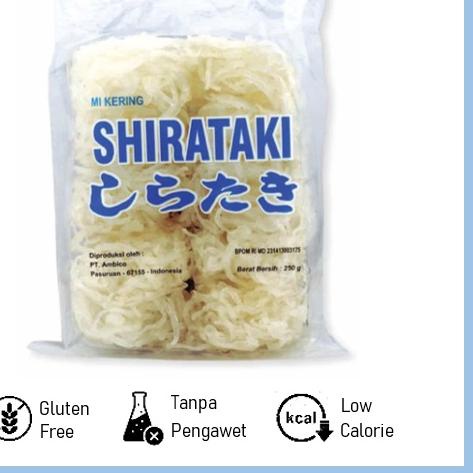 

EXCLUSIVE!Mie Shirataki Kering / Mie Diet 250 gram (Isi 10 pcs)|KD2