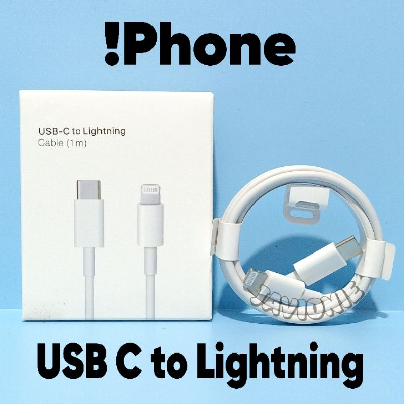 Kabel Data Charger Casan Cas iP 11 12 13 14 Pro Max Mini Plus Fast Charging USB C to Lightning