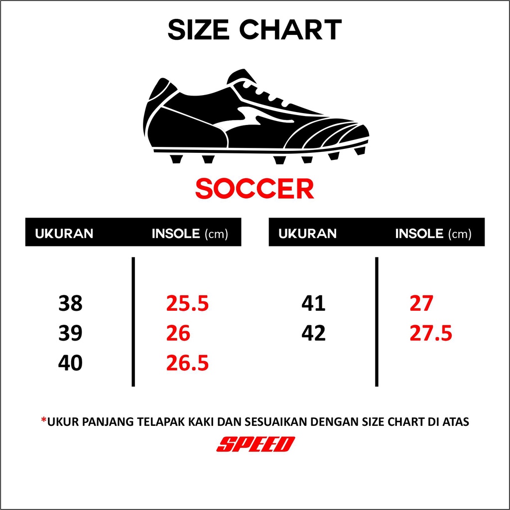 New Speed - Sepatu Bola Serba 80 Ribuan - Produk Original 100% Baru - Produk Cuci Gudang - Sepatu