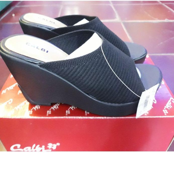 ➮➟✤ sandal calbi rajut wedges original Terupdate