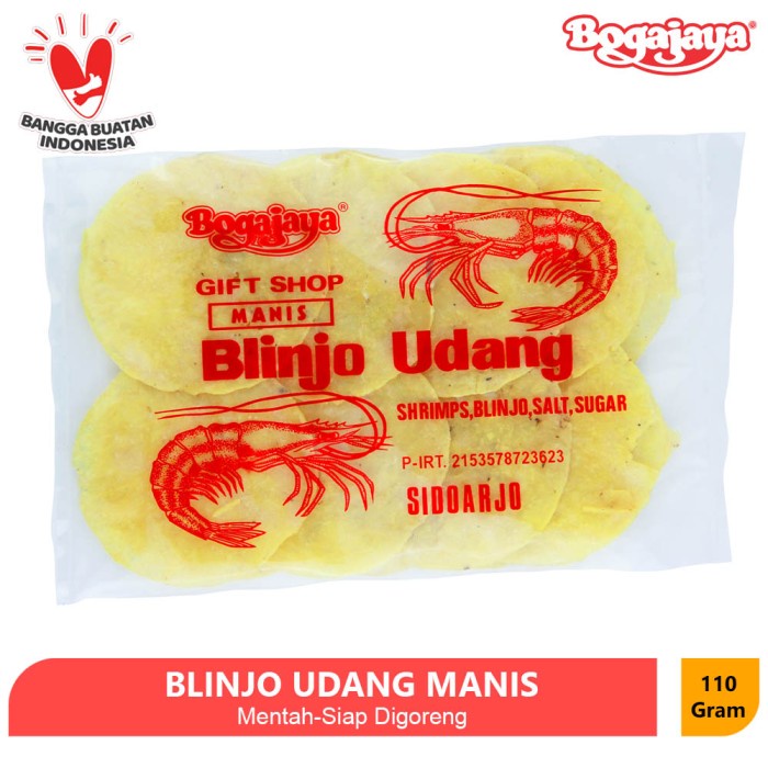 

⭐BISA COD⭐ Blinjo udang pedas khas surabaya 200 gram