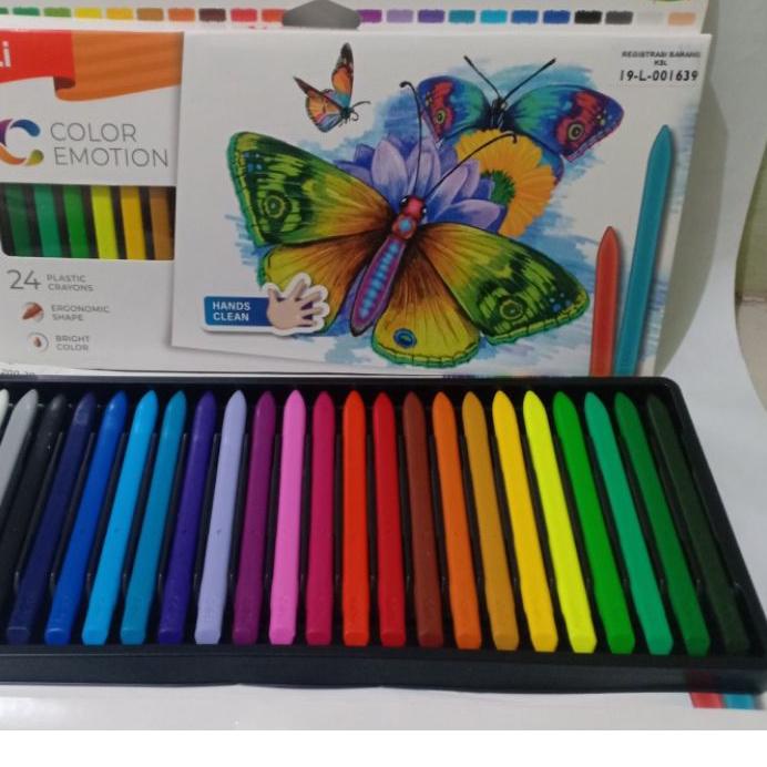 

LANGSUNG BELI KRAYON PLASTIC DELI 24 WARNA,,