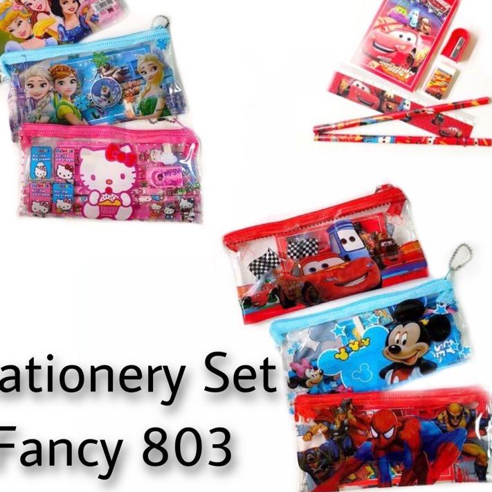 

㊐ Stationery Set / Paket Alat Tulis Set 803 / Stationery Set Karakter 7In1 ➞