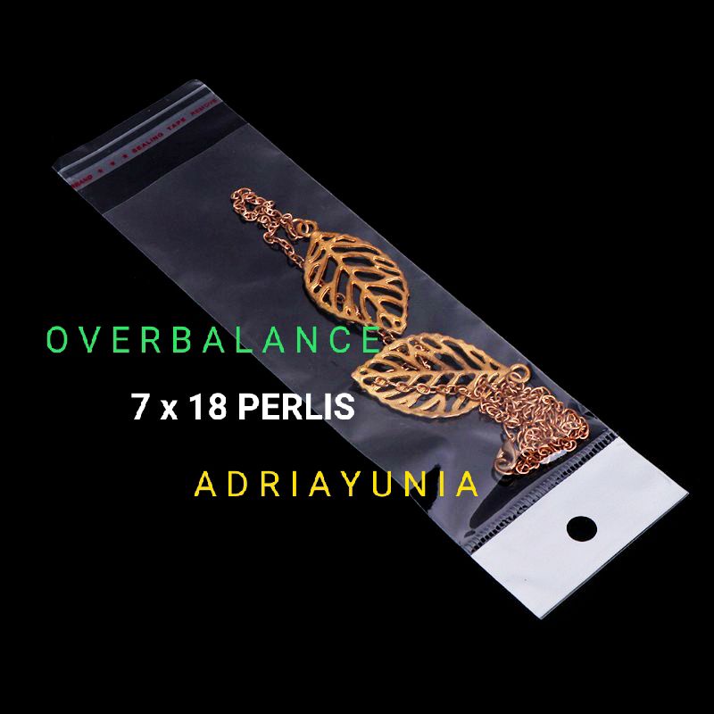 Plastik Opp 7x18 Display - Plastik Opp 7 x 18 Perlis - Plastik Opp 7x18 7 x 18 Aksesoris & Souvenir