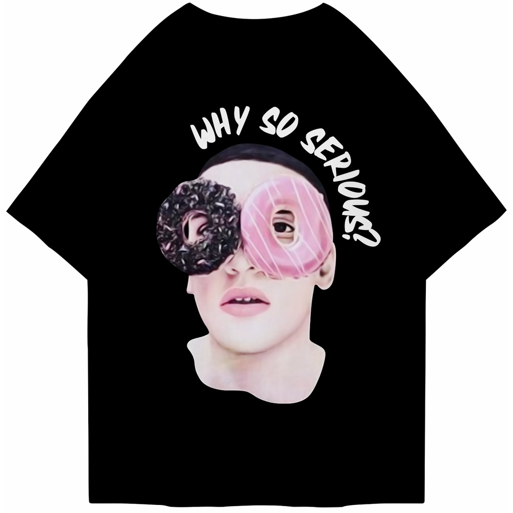 Firstlast Oversized Tshirt Why So Serious | Kaos Oversize Pria dan Wanita