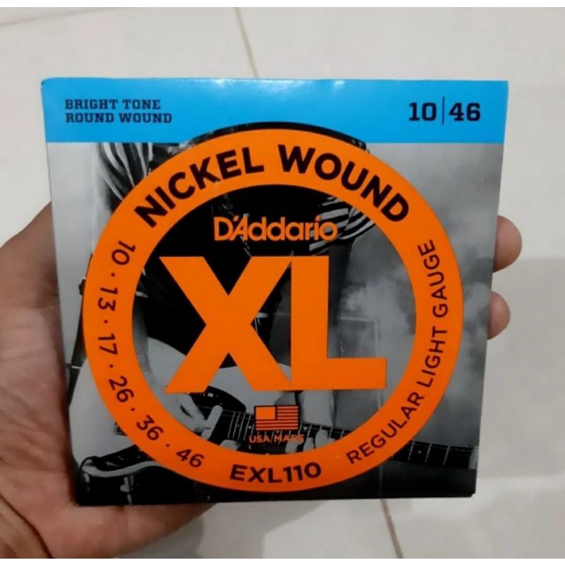 Senar gitar elektrik Daddario original