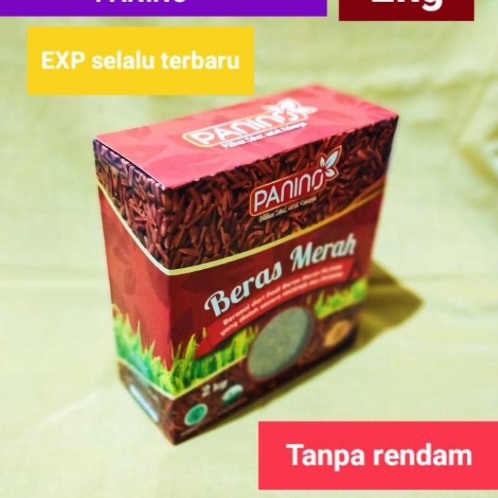 

PANINO 2KG Beras Merah Organik Tanpa Rendam