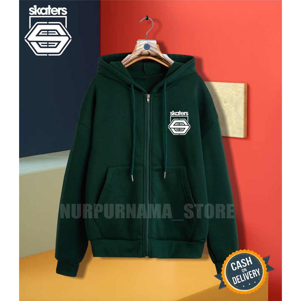 SWEATER HOODIE - Jaket Distro Zipper - Jaket Sweater Hoodie Resleting Pria SKETERS