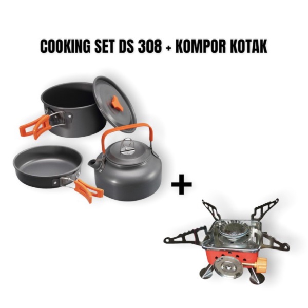 

MEMASAK PAKET PORTABLE Berkualitas DAN CAMPING Unik ALAT DS308Kotak KOMPOR buble Tnp DS - 308 wrap