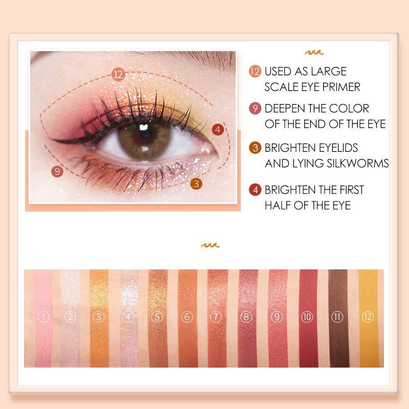 FOCALLURE Eyeshadow Palette kosmetik alis High Pigment And Smooth Powder Long Lasting Eyeshadow Palette Shimmer Nud Eyes