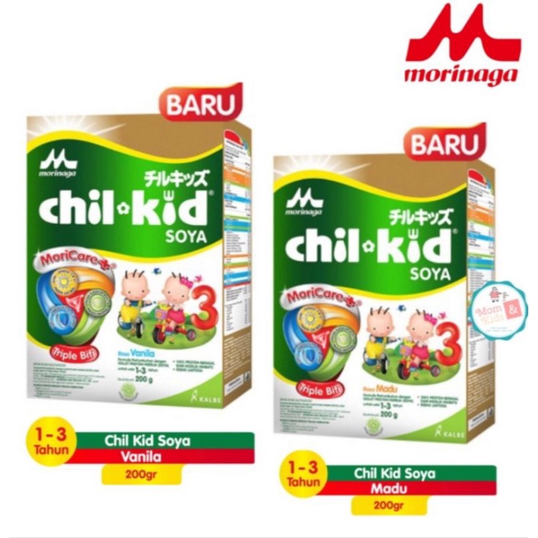 Chil kid soya 200gr vanila/madu (new)