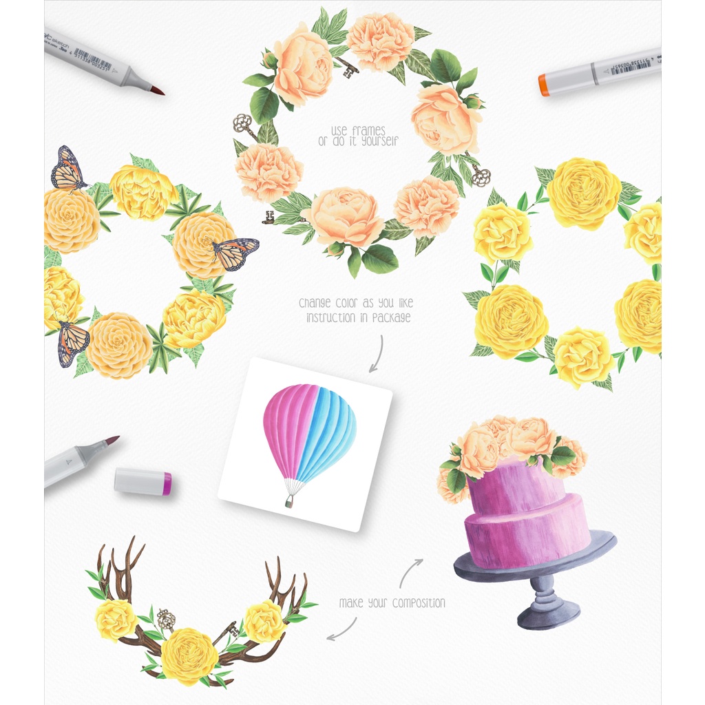 Romantic Marker Collection