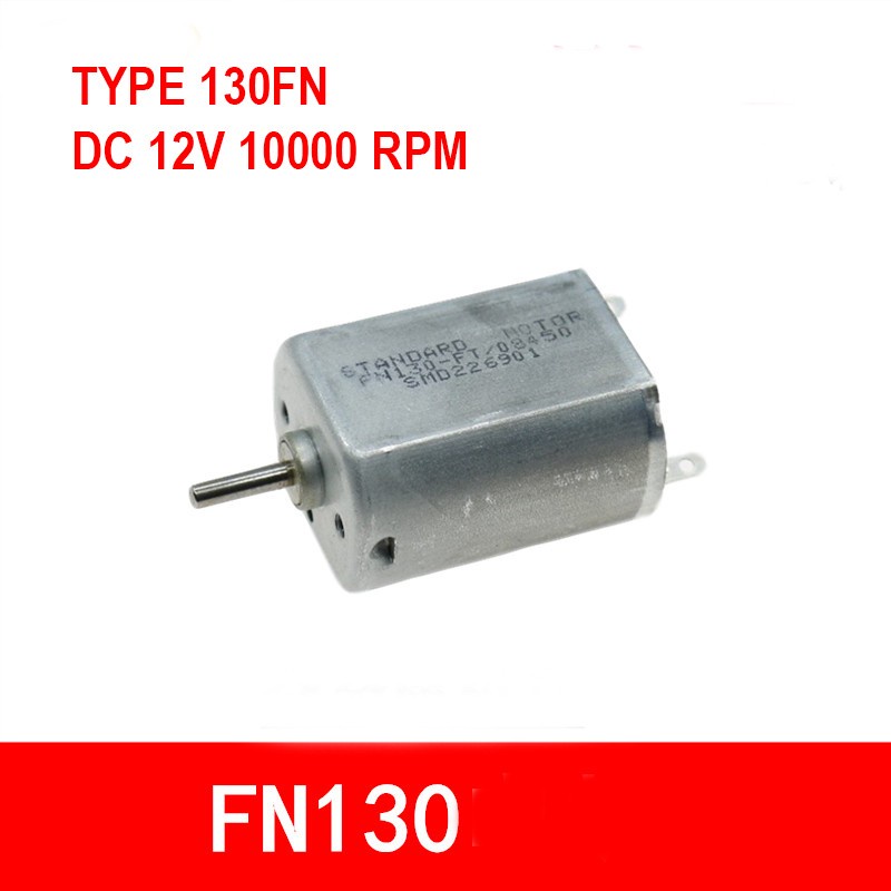 Dinamo Motor 130FN 10000 rpm DC 12V Medium Speed(130FN)