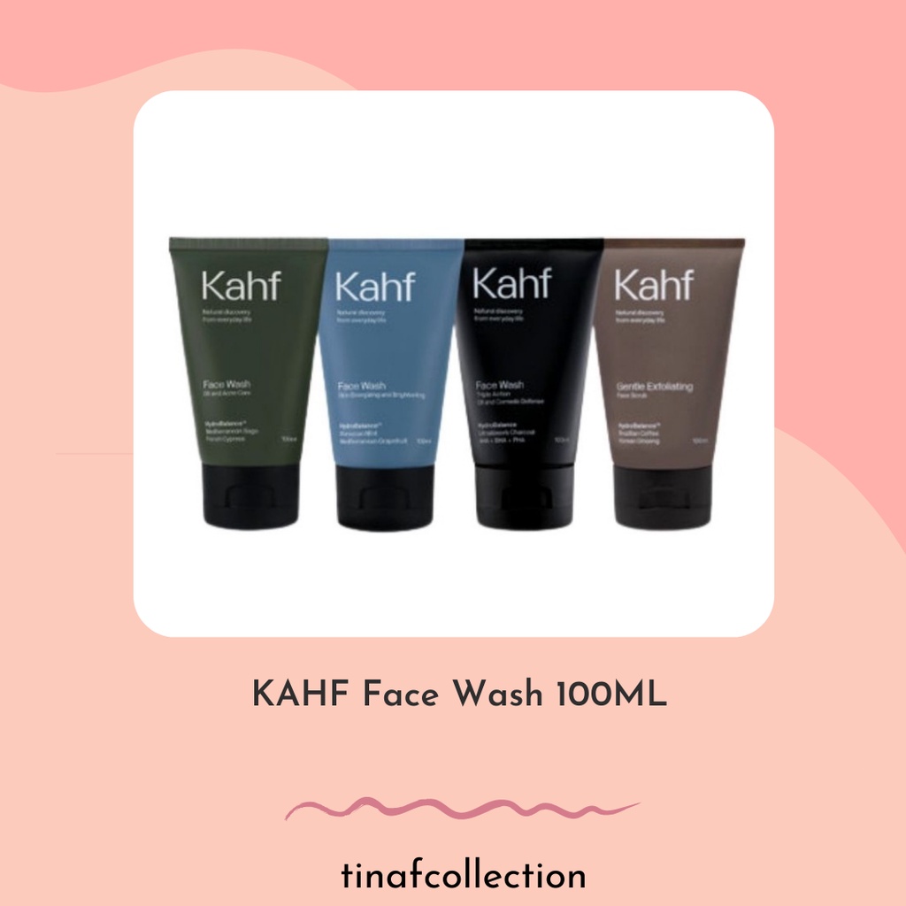 Jual KAHF Face Wash Indonesia / Sabun Wajah Pria 100ml / Skin