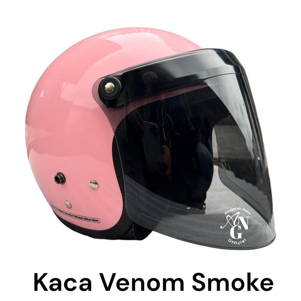 HELM BOGO POLOS KACA VENOM TERBARU