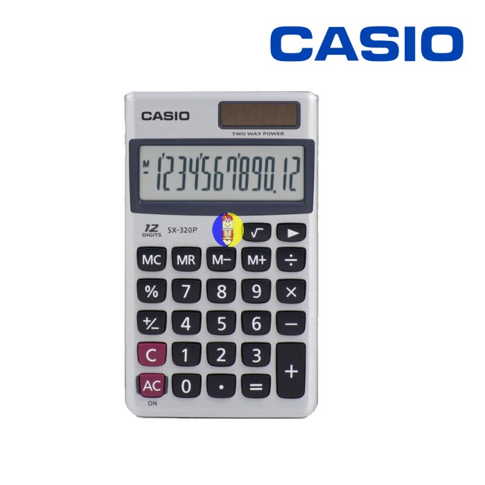 

TERJAMIN Casio Value Series Calculator SX-320P