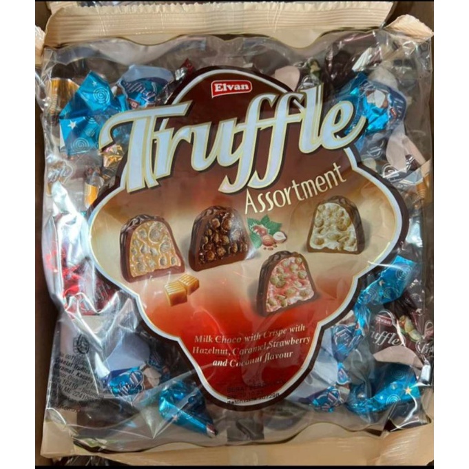 

COKLAT TRUFLE TURKEY 400gr / COKLAT TRUFFLE / COKLAT FONDANTE / COKLAT TURKI / COKLAT TURKI MIX / COKLAT TURKI MURAH / COKLAT TRUFFLE MIX HAZELNUT 400gr