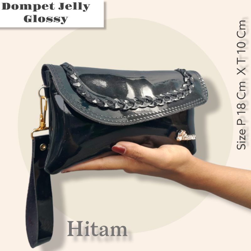 DOMPET  LUFAS JELLY KENYAL GLOSSY CANTIK