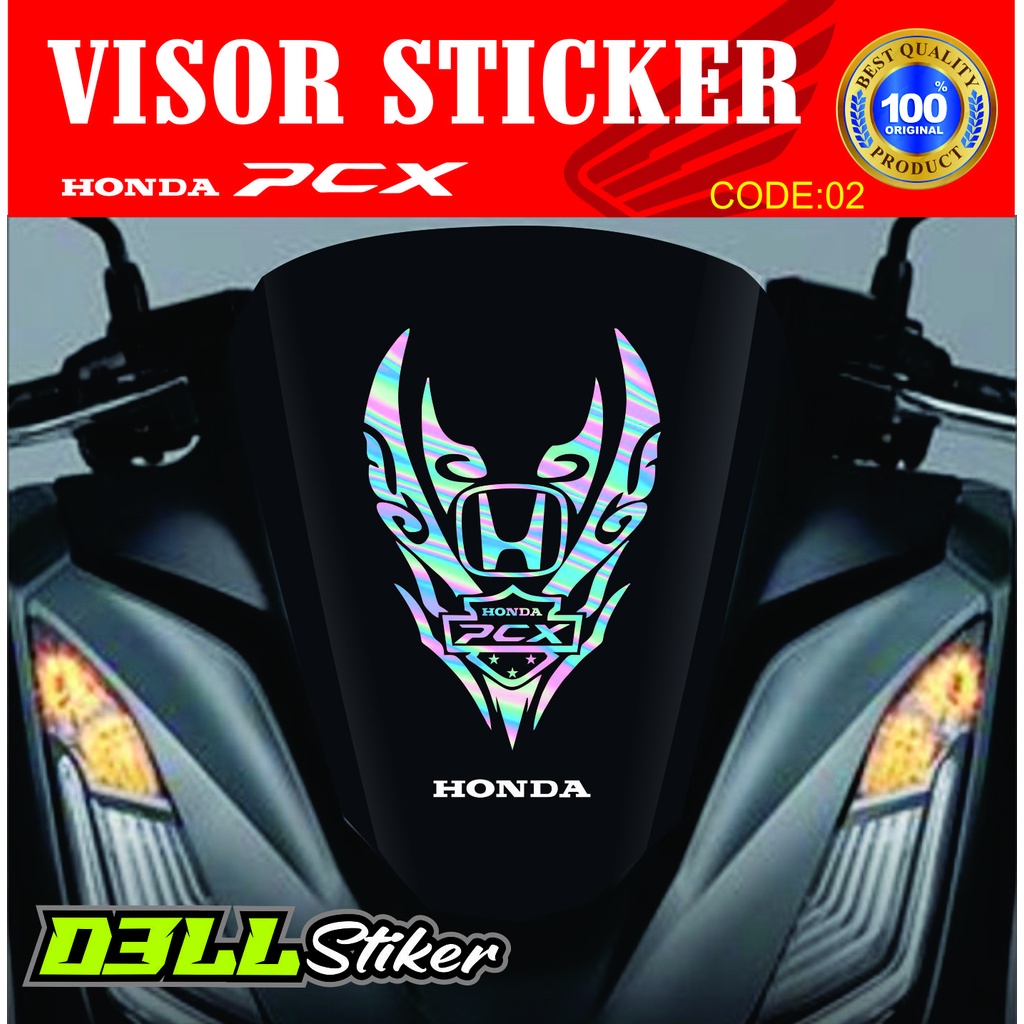 stiker visor winsil pcx terbaru / cutting stiker pcx / stiker motor pcx / variasi motor pcx