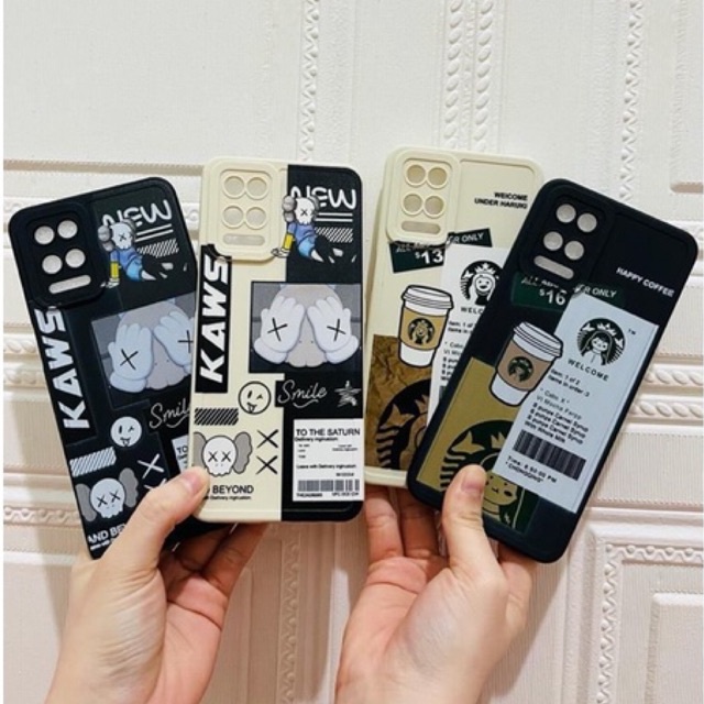 SOFTCASE PRO CAMERA SAMSUNG S20 FE A13 A23 A33 A53 A73 A10 A10S A20 A30 A30S A50 A50S M10 4G 5G MOTIF KAWS &amp; STARBUCKS COFFEE CUP