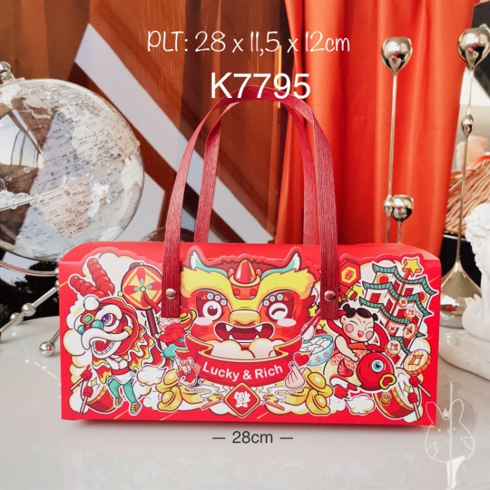 

5set Kotak Imlek Box Dus Sincia Bolu Gulung Cookies Nastar Lapis Legit K95