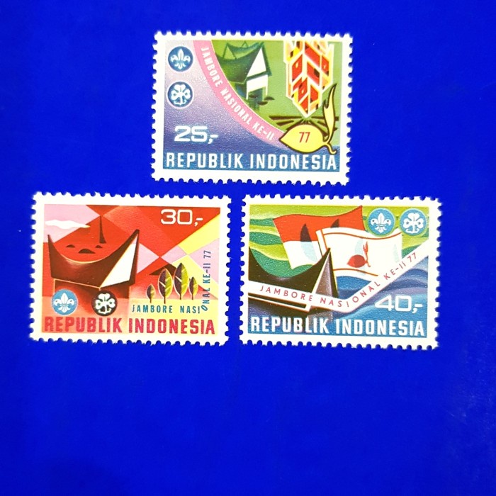 

✨NEW✨ - Perangko/Prangko INDONESIA. JAMBORE NASIONAL II, SIBOLANGIT 1977. LUX