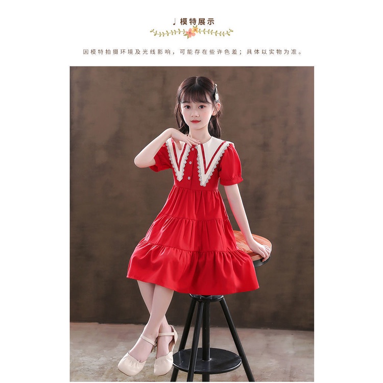 Dress Anak Perempuan Teen EMMA Baju Gaun Remaja Perempuan dengan kerah Import