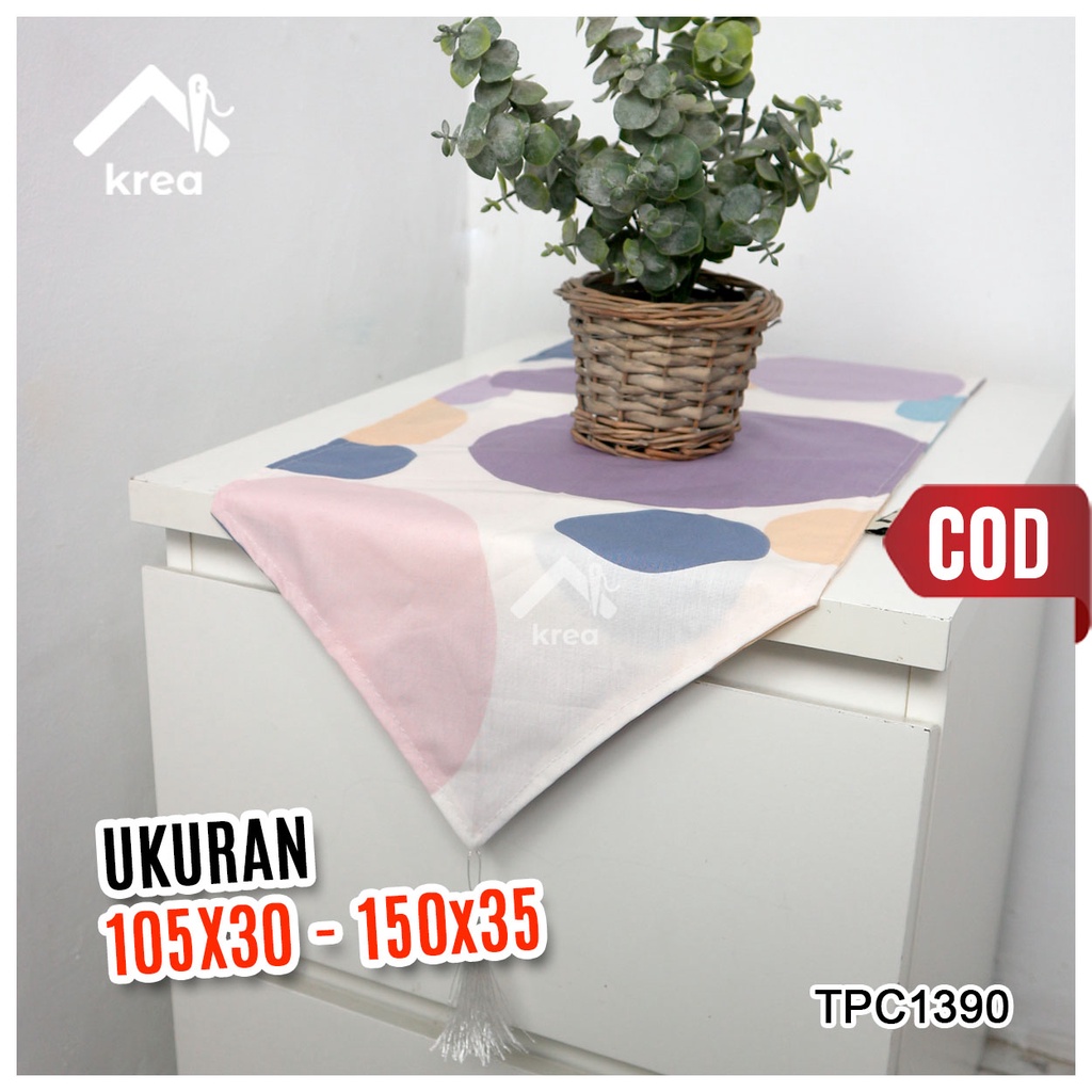 Taplak Meja / Table Runner Ukuran 105x30 - 150x35 TPC1390