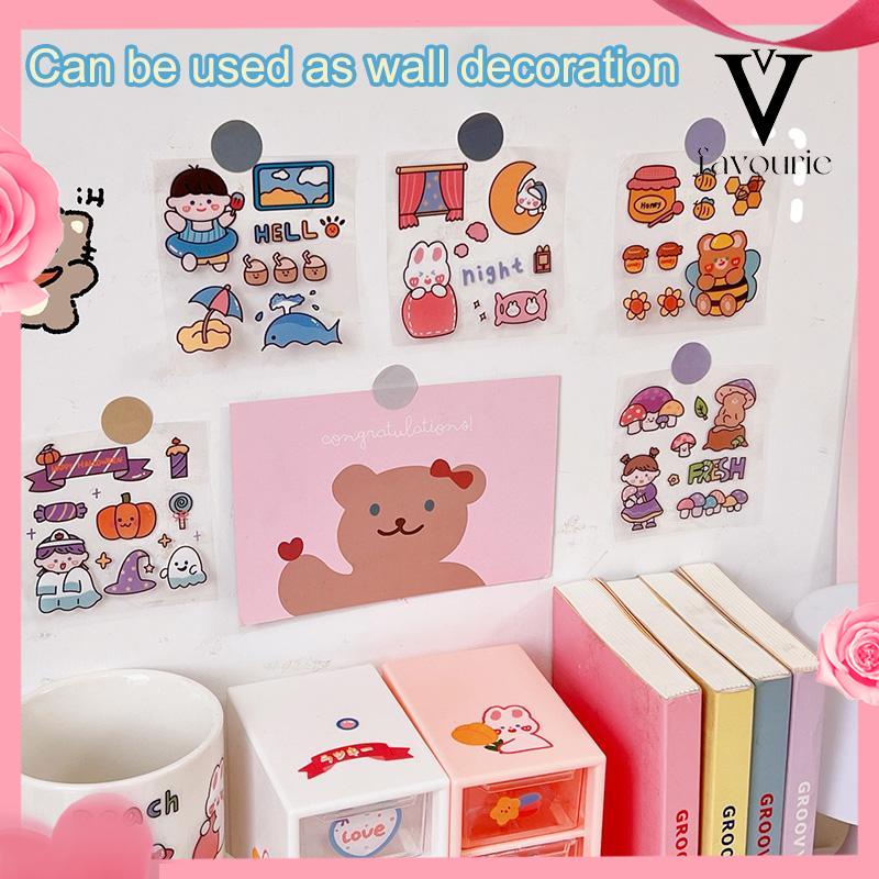 COD20pcs Stiker Kartun Lucu Untuk Dekorasi Notebook DIY Sticker Stationady-FA