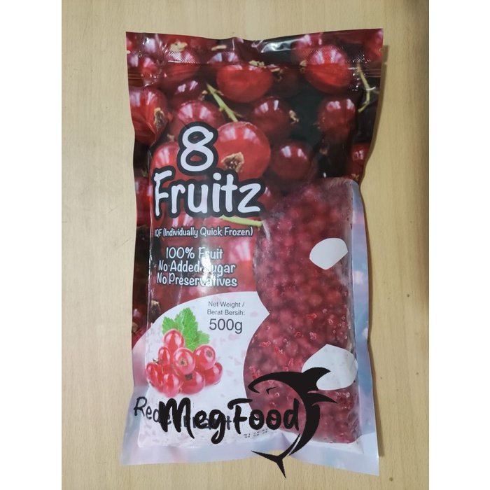 

8 Fruitz IQF Redcurrant Fozen - 500 Gram