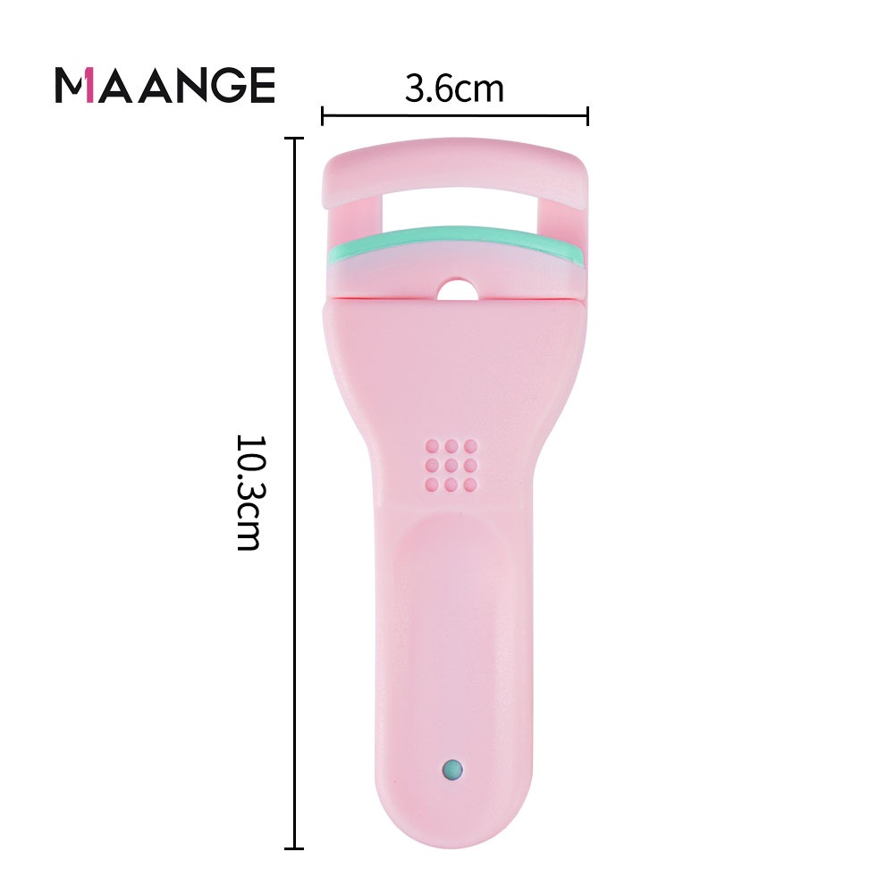 MAANGE Bulu Mata Pelentik Bulu Mata Jepitan Bulu Mata Tahan Lama Portable Eyelash Curler 4071