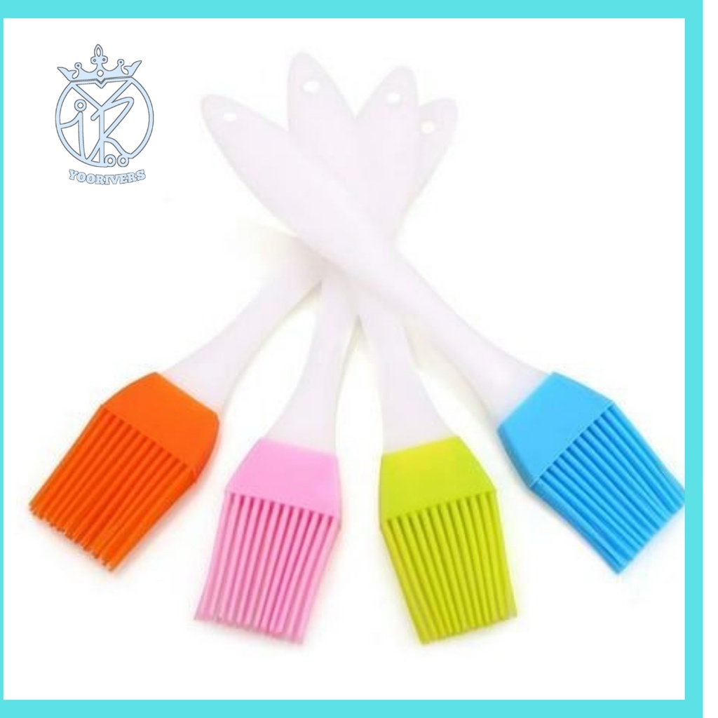 Kuas silikon tahan panas kuas mentega silikon kuas kue minyak anti panas Yrv