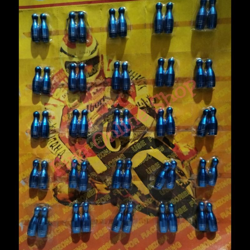 Tutup Pentil Variasi Ban Motor / Mobil / Sepeda (1set = 2pcs)