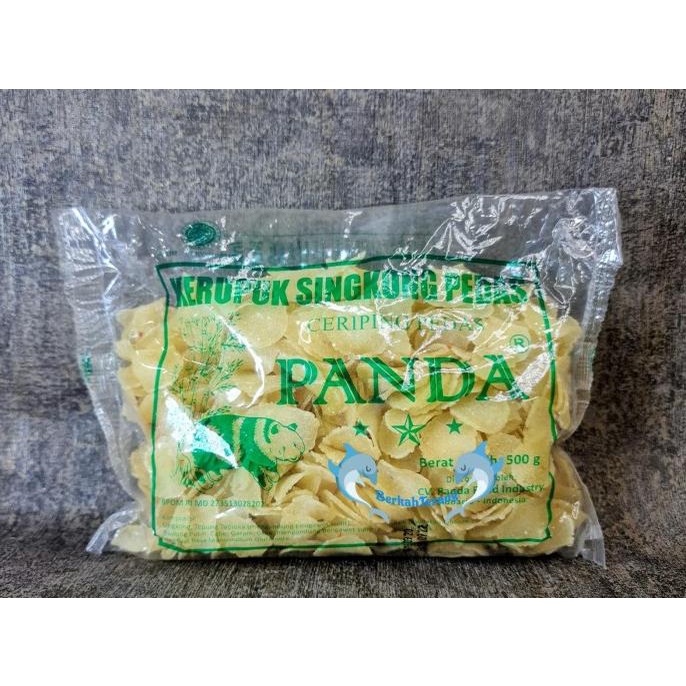 

PANDA Kerupuk Singkong Pedas 500gr / Ceriping Pedas Mentah