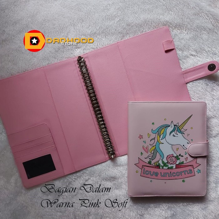 

BINDER PRINTING MOTIP LOVE UNICORN A5/RING 20, B5/RING 26