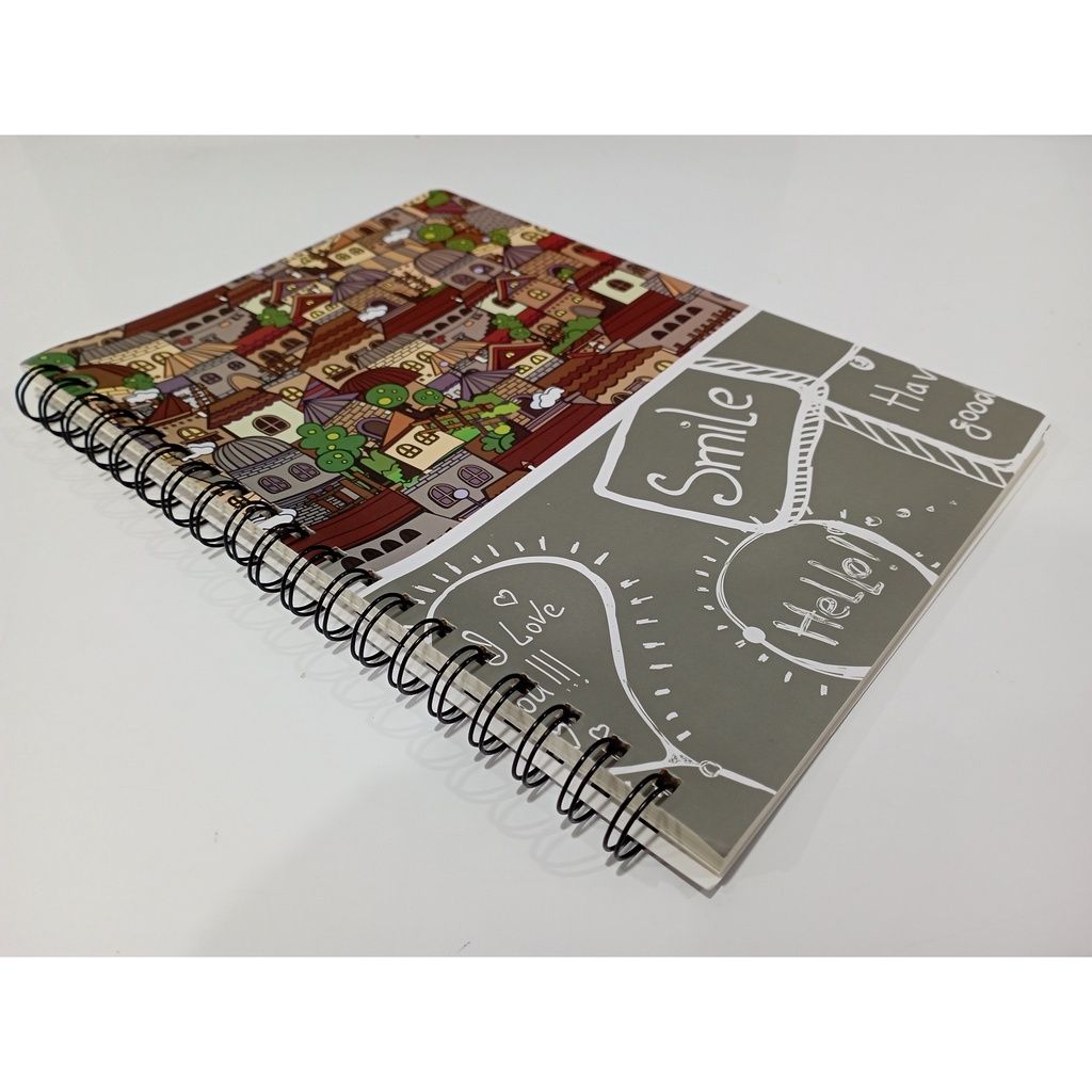 

Notebook B5 60 lembar Spiral Fancy 3004 / Spiral Book B5 Fancy 3004 - Buku Catatan / Buku Tulis