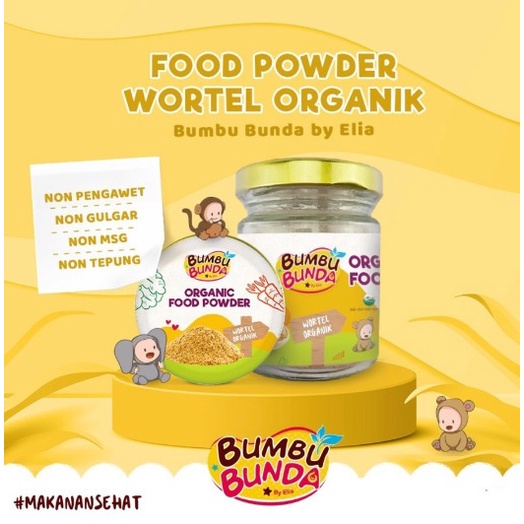 BUMBU BUNDA - Organic Food Powder 6m+ 40G | Wortel