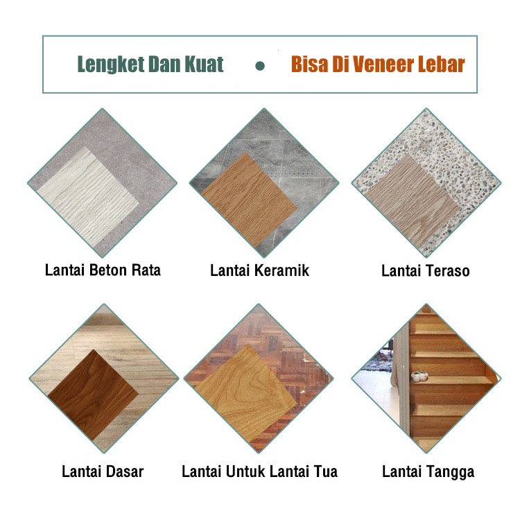 1 BOX (36 Pcs) Floor Vinyl Lantai Stiker / 91.5cm x 15,2cm / Lantai kayu parquet Dengan Lem / Sticker Vinyl Lantai PVC High Quality / Vinyl Lantai Parket Kayu PVC /  Lantai Vinyl Stiker