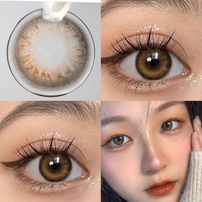 SOFTLENS LUX SUNSET GLOW BROWN / KONTAK LENSA