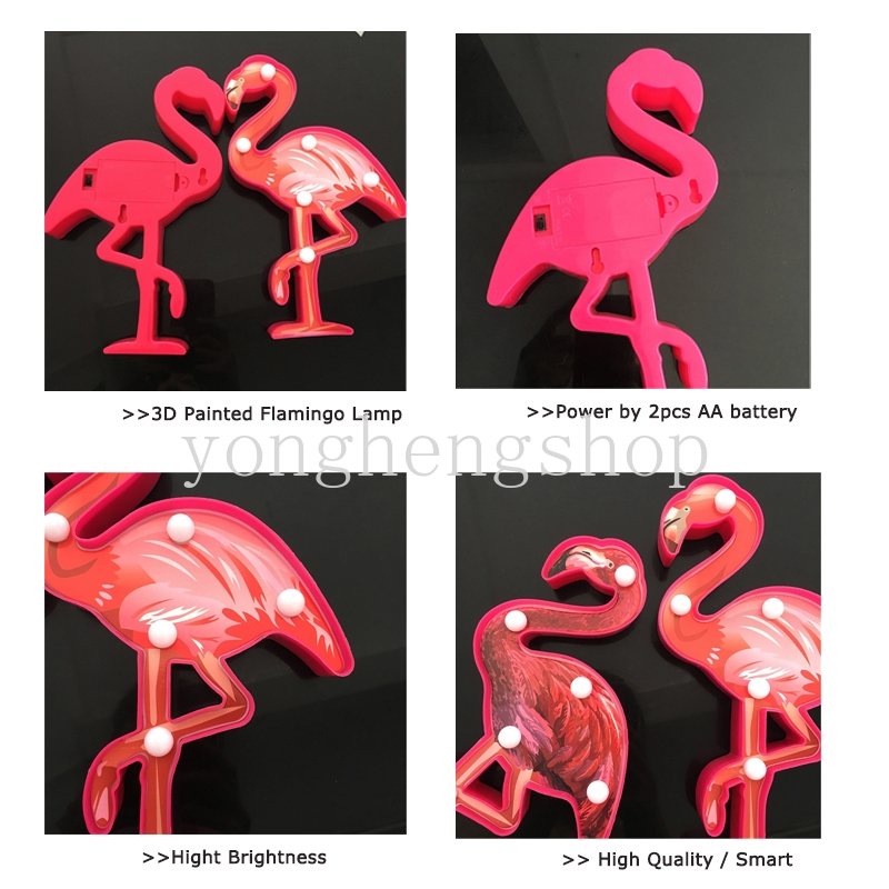 Kreatif 3D Kartun Alpaka Flamingo Unicorn Berbentuk Lampu Kamar Lampu Hias Dekorasi Rumah Lampu LED Lampu Hadiah Anak