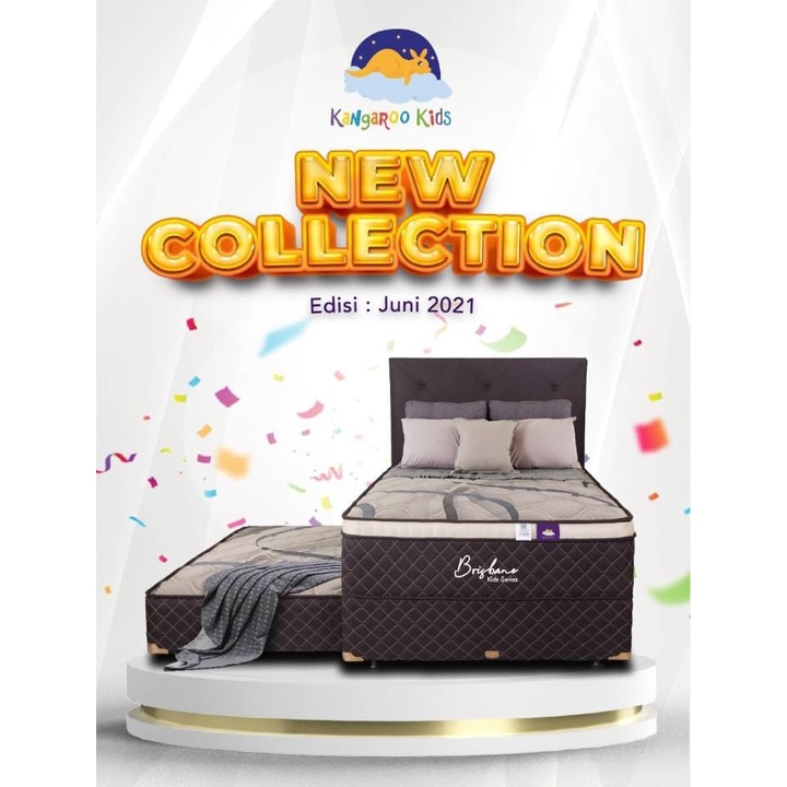 Springbed dorong 2in1 Fullset Kangaroo - Brisbane -Berlaku COD - Free Ongkir Medan