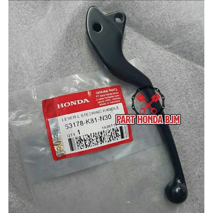 53178-K81-N30 HENDEL REM KIRI SCOOPY BAN DONAT BEAT STREET KACAKAN REM BELAKANG BEAT STREET SCOOPY B