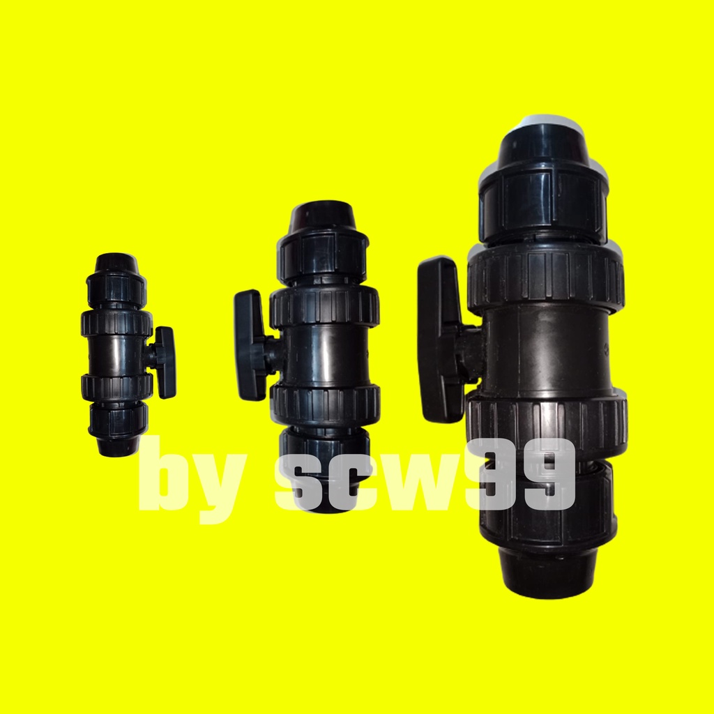 Jual Ball Valve Ture Union Valve Hdpe Mm Inch Stop Kran Hdpe Shopee Indonesia