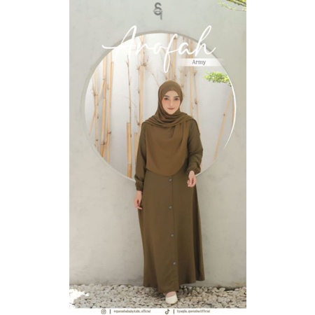 GAMIS AROFAH BY QUENSHA MOM/READY STOK/CUTY_GAMIS