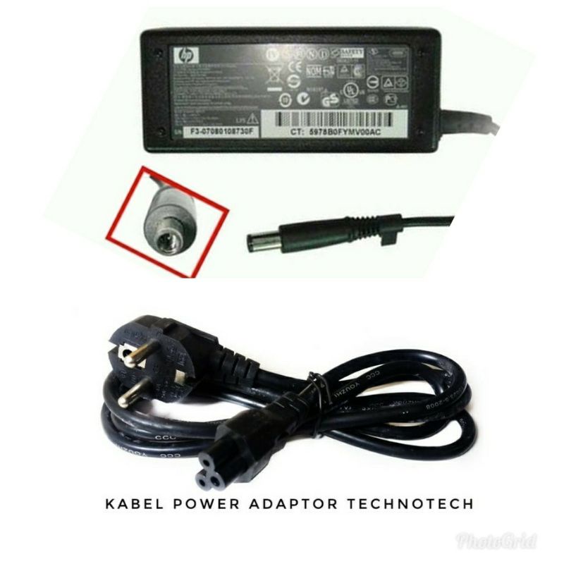 ORIGINAL ADAPTOR HP 18.5V 3.5A (7.4Mx5.0MM) PIN JARUM 820 G1 G2 840 CQ40 CQ60 ORIGINAL GARANSI 6 BULAN