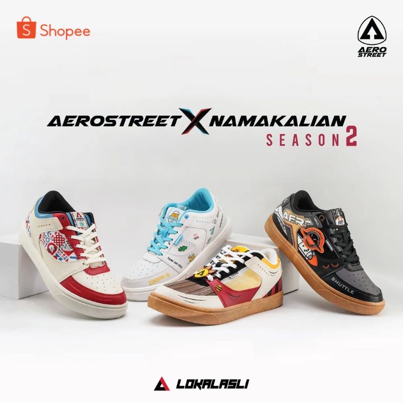 Aerostreet x Namakalian Season 2 - Sepatu Sneakers Casual ORIGINAL