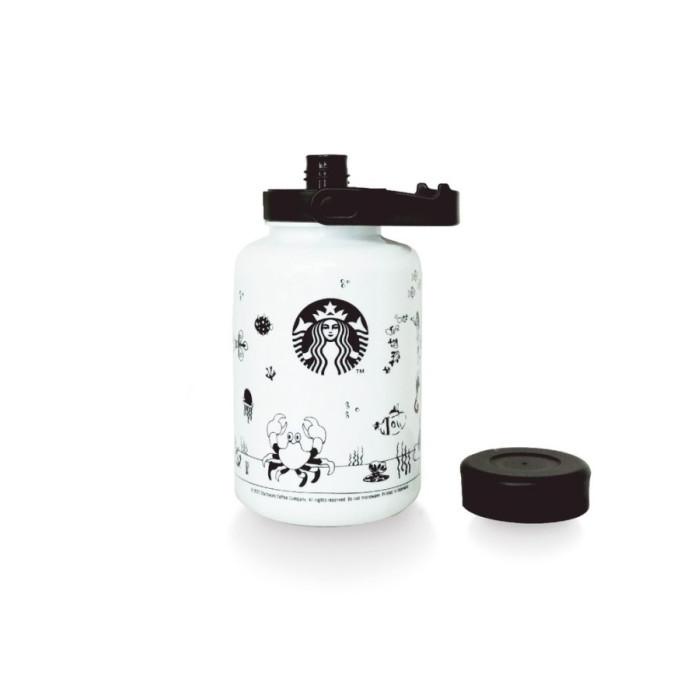 [A302] Starbucks Reusable Bottle 1 Liter - Botol Minum Tumbler Kreaby