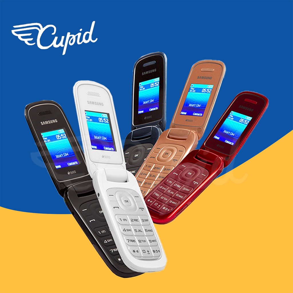 CUPID hp lipat samsung E1272 murah jadul samsung lipat dual sim