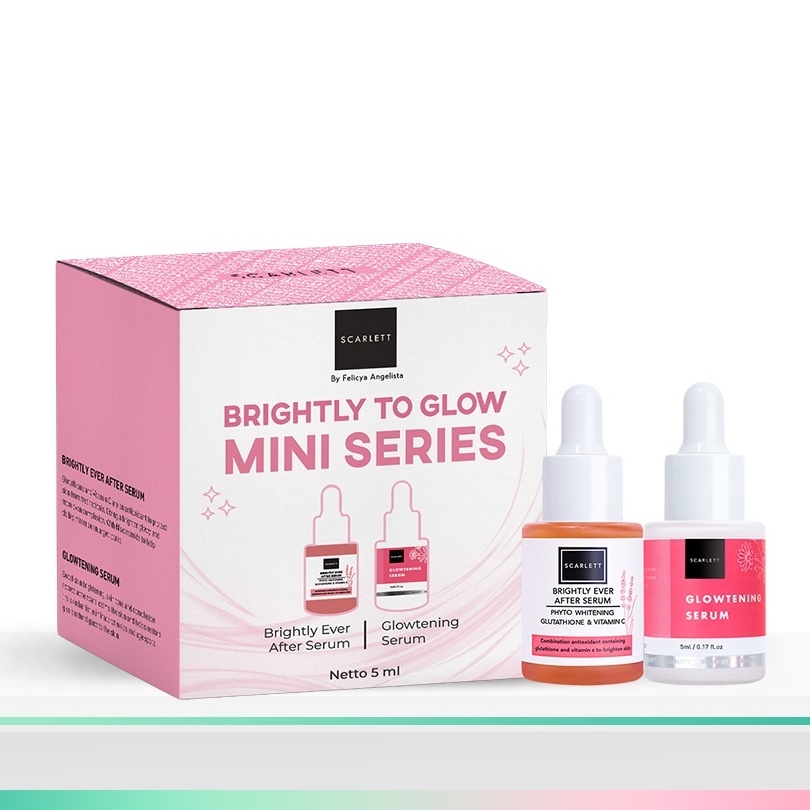 Scarlett Whitening Brightly to Glow Mini Series Scarlett Whitening Acne to Glow Mini Series serum mini